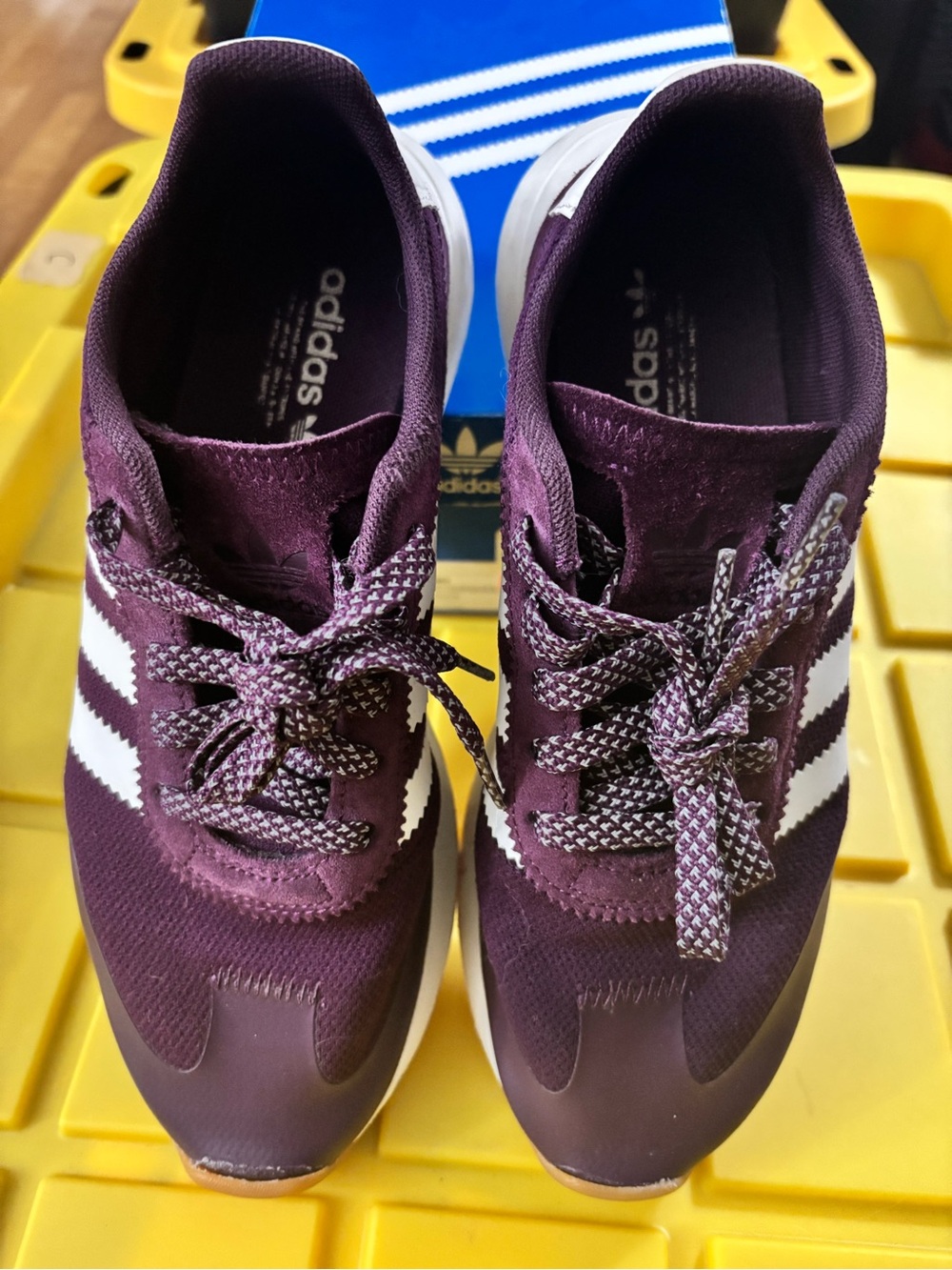 🥳HOST PICK🥳 Adidas originals flashback wmns purple Sneakers Size 7 - Picture 6 of 10
